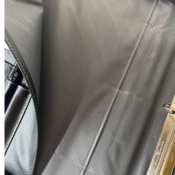 Samsonite 1910 Soft Vegan Leather Messenger Briefcase - Picture 8 of 11